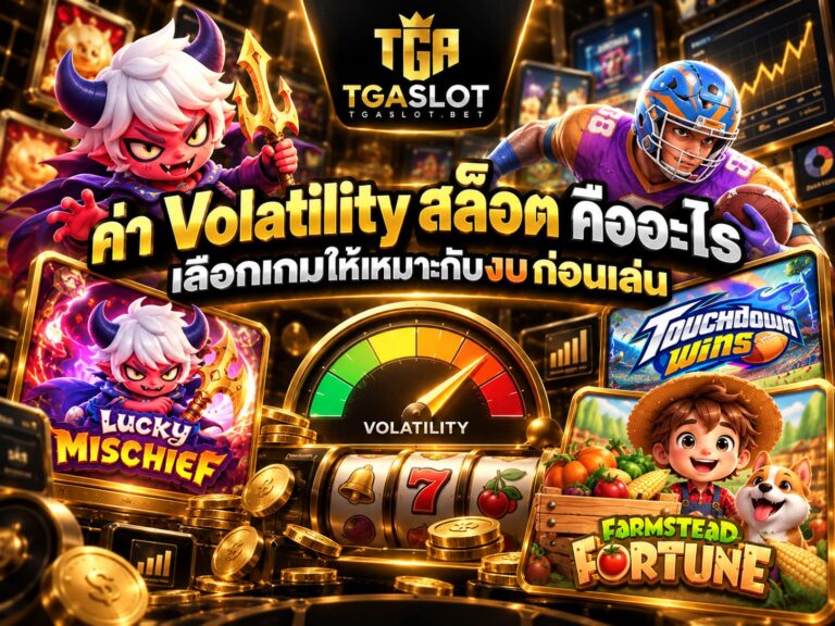 ค่า Volatility สล็อต คืออะไร เลือกเกมให้เหมาะกับงบก่อนเล่น